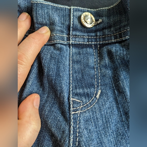 EUC Three Seasons Embellished Adjustable Waist Maternity Jeans Size L - Picture 6 of 12